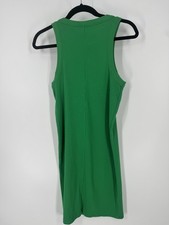 Old Navy Women’s Large Green Ribbed Sleeveless Tank Dress Midi Casual