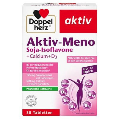 Doppelherz Aktiv-Meno: Soja-Isoflavone Calcium Vitamin D3 - 30