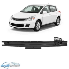 Black Front Bumper Reinforcement Impact Bar Steel For Nissan Versa 2007-2012
