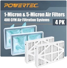 POWERTEC Air Filters 4PK