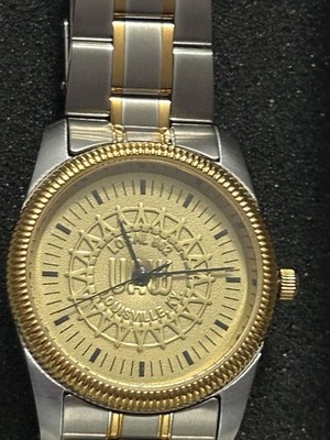 UAW Local 862 Louisville KY Men s Gold/Silver Tone Collector Watch Works