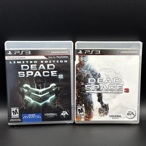 Dead Space 2 and Dead Space 3 (Limited Edition) Sony PlayStation 3 CIB w/Manual!