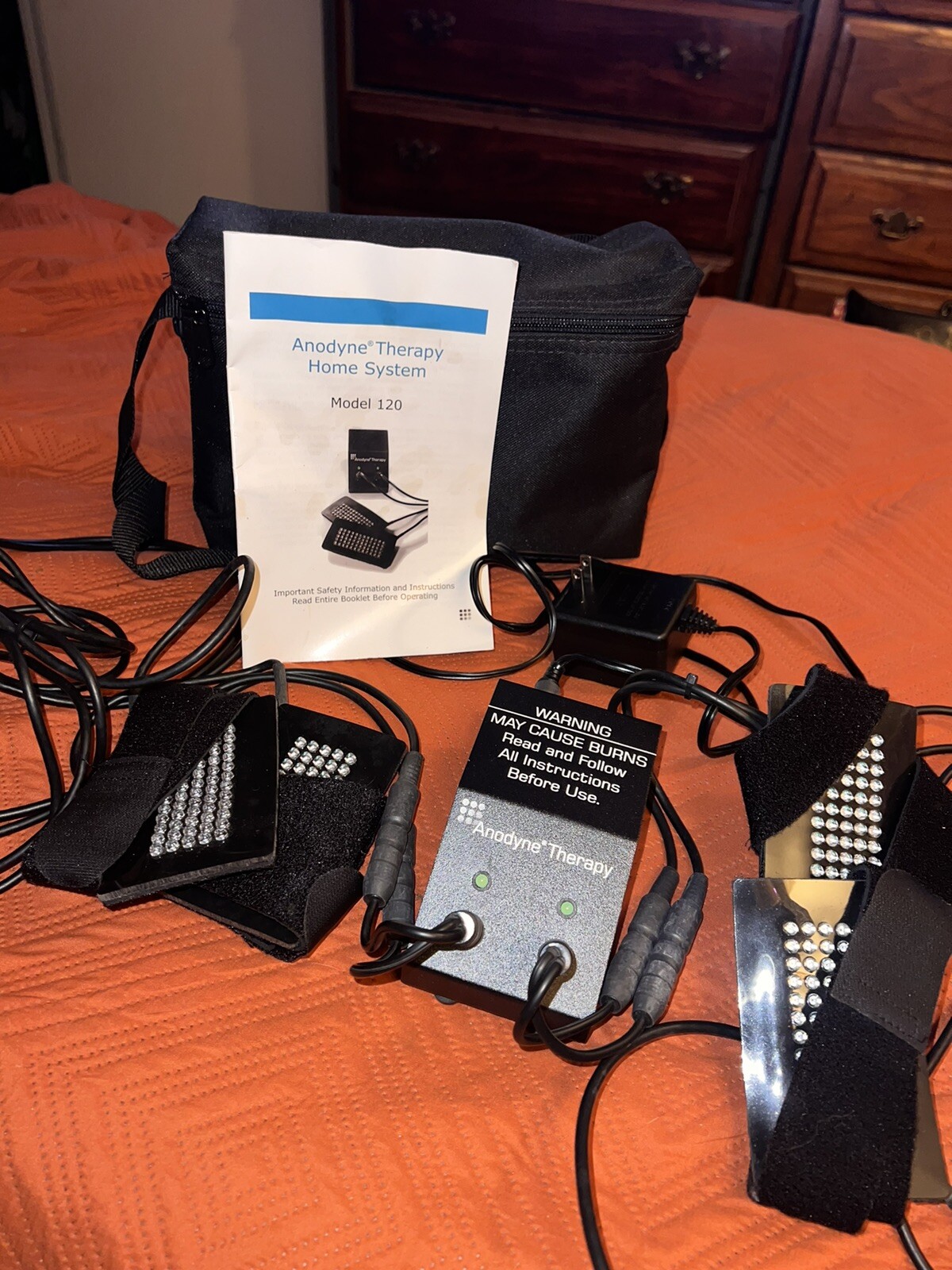 Anodyne Infrared Light Model 120 Home Therapy System Working W/Manual