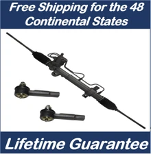 117+2  Power Steering Rack  Pinion + 2 Outer Tie Rod Ends for SILHOUETTE AWD
