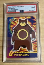 2001 Pokemon Card - Ursaring 217 - Johto Series - Topps Highest Grade @PSA POP 4