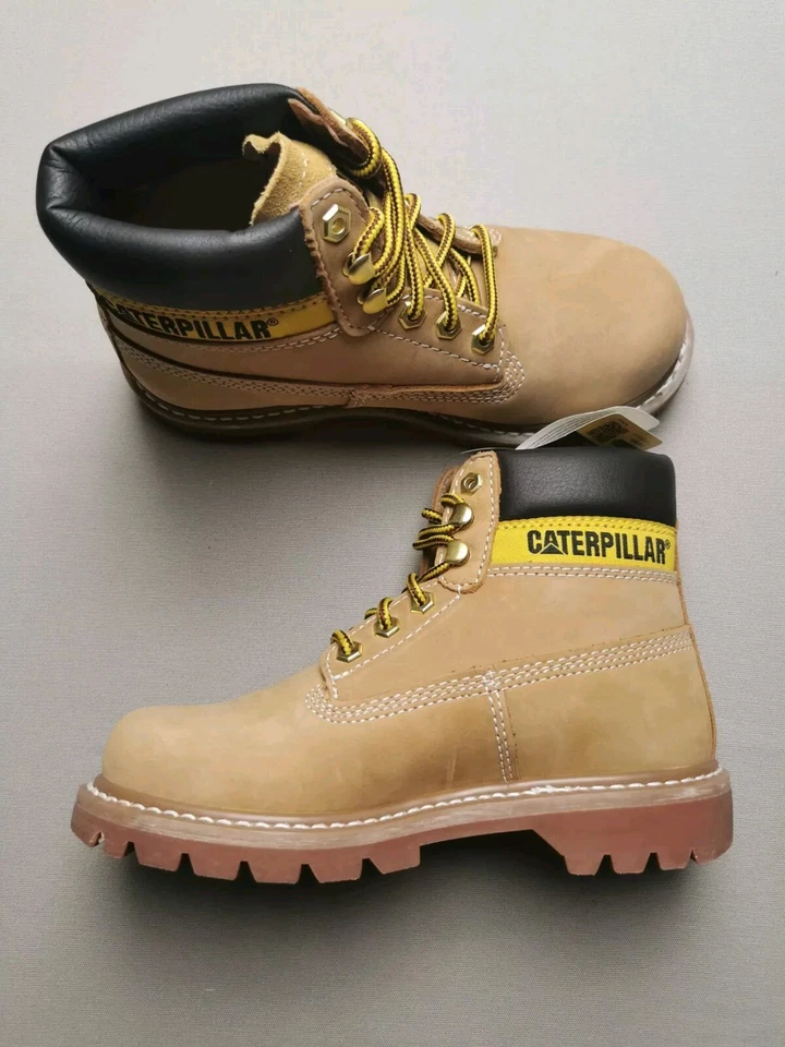 CATERPILLAR CAT Womens UK 3 Wide Colorado Honey Reset Boots BNIB Full  Leather - Image 4 of 4