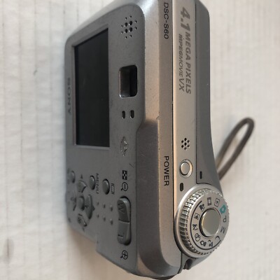 Sony Cybershot DSC-S80 Silver Digital Camera Untested For