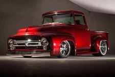 CLASSIC 1956 FORD F-100 HOT ROD CUSTOM TRUCK POSTER PRINT 16x24 9MIL PAPER