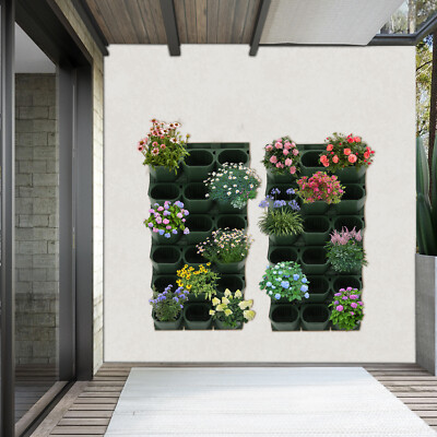 Vertical Wall Planter with 36 Pots - Space-Saving Garden Solution | eBay