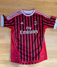 Camiseta Adidas Fly Emirates Roja - AC Milan - IBRAHIMOVIC #11 - Usada
