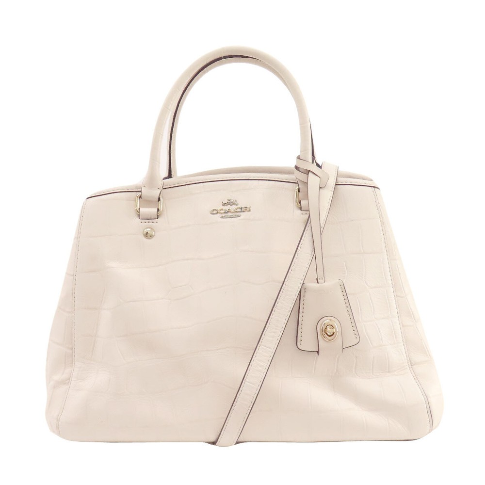 COACH  F37097 Tote Bag Logo 2WAY Leather