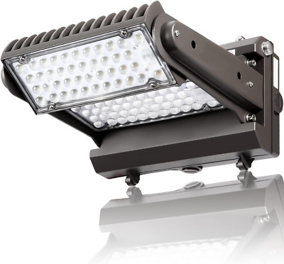 100W Dusk to Dawn LED Wall Pack Light, 13000LM, Adjustable Outdoor Fixture