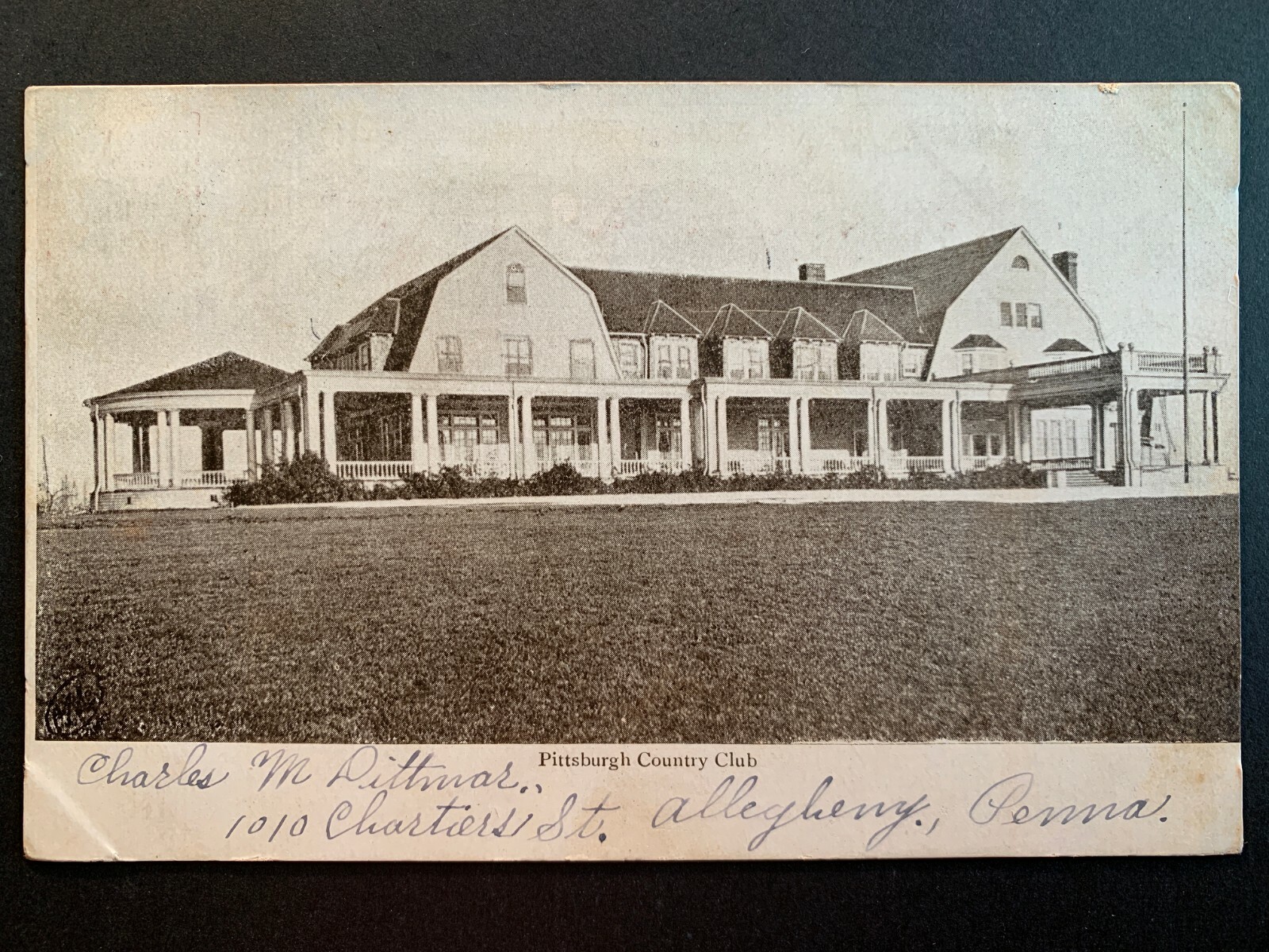 Postcard Pittsburgh PA c1900s View of Pittsburgh Country Club eBay