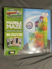 Marble Genius Marble Maze. 50 Building Pieces & 60 Challenge Cards Includes App