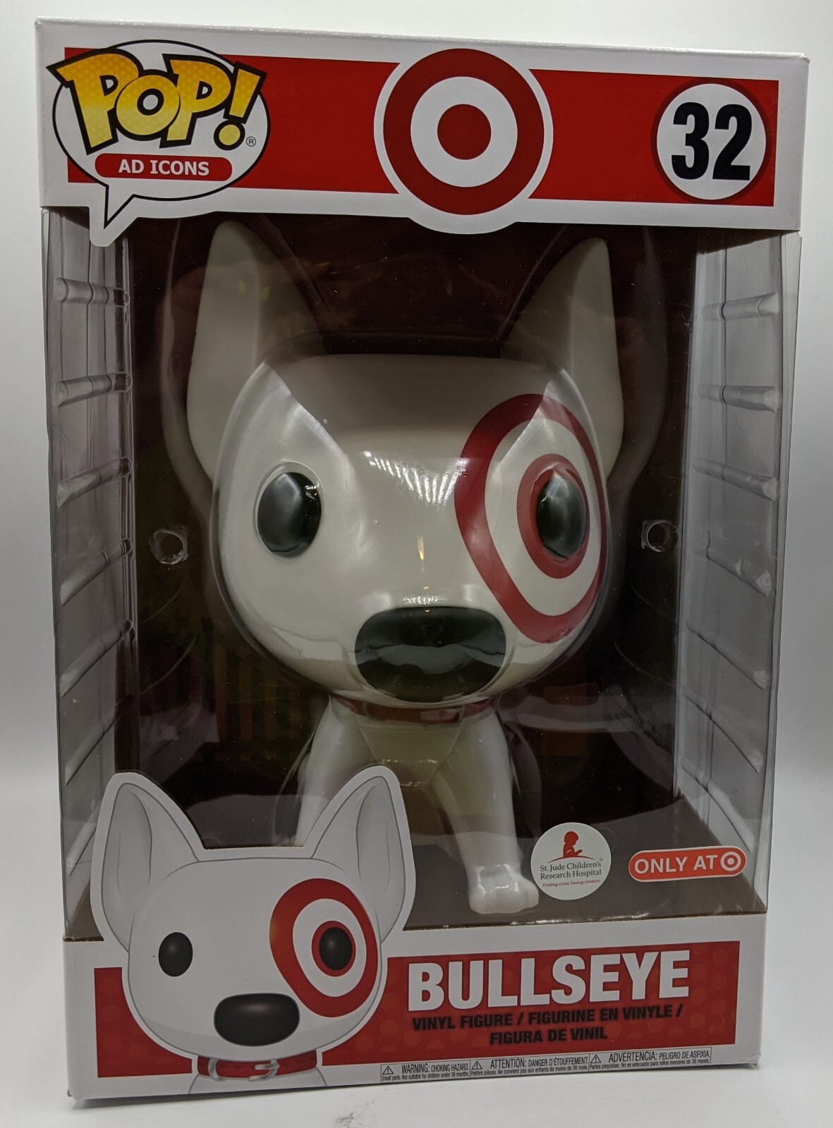 Exclusive Funko POP! #32 Ad Icons Bullseye Target  10 Inch Dog Vinyl Figure New