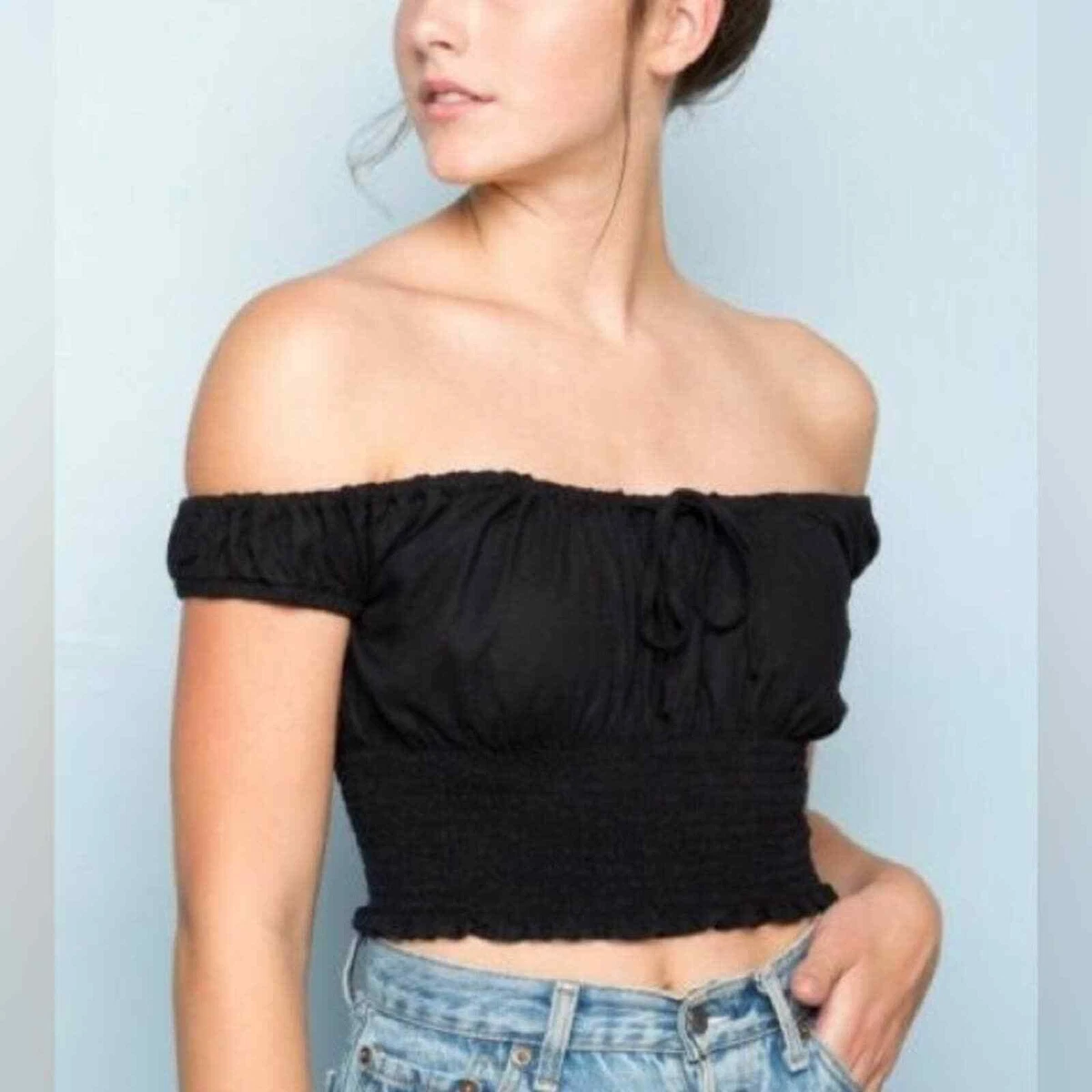 Brandy melville off sales the shoulder top