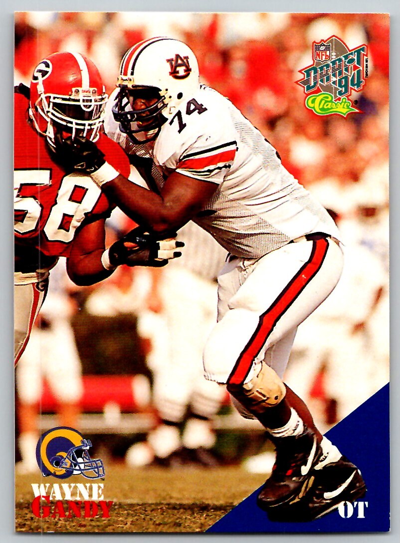 1994 CLASSIC NFL DRAFT WAYNE GANDY LOS ANGELES RAMS #18