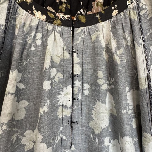 Tuckernuck Midnight Garden Floral Long Ballon Sleeve Lyles Maxi Dress Size XXXL - Picture 12 of 19