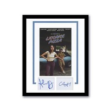 Alana Haim & Cooper Hoffman "Licorice Pizza" SIGNED Framed 11x14 Display ACOA