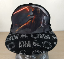 STAR WARS KYLO REN ADJUSTABLE YOUTH SNAPBACK BASEBALL HAT/CAP, BLACK, CHILDREN