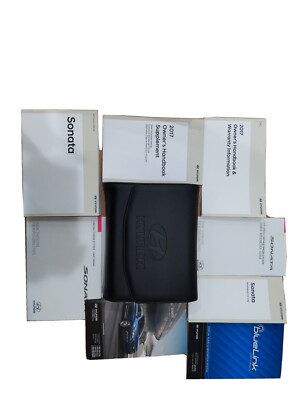 2017 Hyundai Sonata SE Owners Operators Manual Supplement Handbook