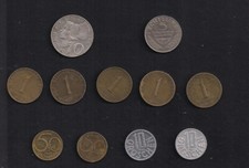 Österreich 11 Münzen Lot (siehe Foto)