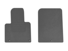 Velours Fußmatten für Kia Sorento III Bj. 2015 - 2020 Passform VORNE GRAU STD