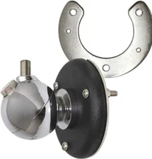 ProComm Heavy Duty CB Radio Antenna Ball Mount, 3.5" Mount Plate, UHF Connector