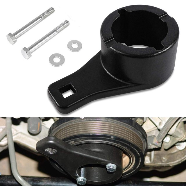 Crankshaft Pulley Tool Harmonic Damper Holder Crank Bolt Set For Lexus