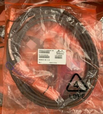 New Mellanox Passive Copper Cable VPI up to 40Gb/s QSFP 5M MC2206128-005