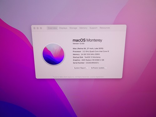 Apple iMac A1419 27" 2015 5K i5-6500 3,2GHz 24GB RAM 1,5TB Fusion Grade C - Bild 2 von 12