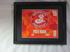 BROOKLYN BREWERY POST ROAD  BEER SIGN  #1428