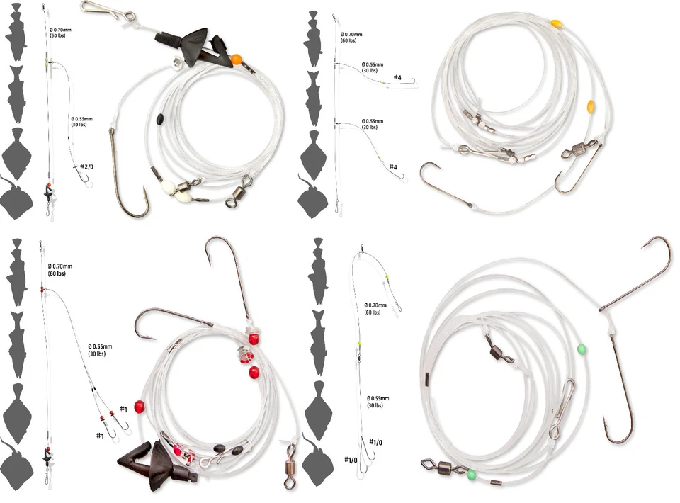 Zebco Brandungsangeln Surf Rig Dorsch Plattfisch Wittling Brandungsvorfach