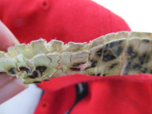 Cap Hat Miami Heat Hardwood Classics Damaged Strap Cheetah Spots Mitchell & Ness - Picture 4 of 4