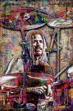 FOO FIGHTERS TAYLOR HAWKINS Tribute Poster Taylor Hawkins  Print Free Ship Us