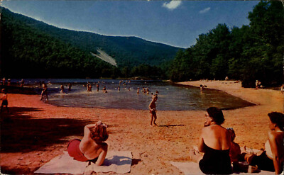 Sherando Lake Shenandoah Valley in Virginia Postcard USA Amerika ~1960 Postkarte