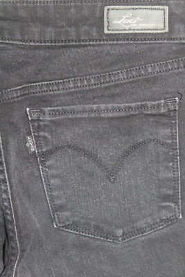 Levis Damen Jeans Hose SLIGHT CURVE Slim Skinny Stretch W28 L32 schwarz *