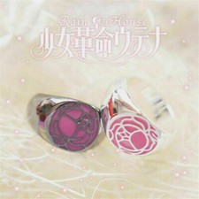 Revolutionary Girl Rose Signet Ring Utena Tenjo GEM Ring Accessory Cosplay Prop
