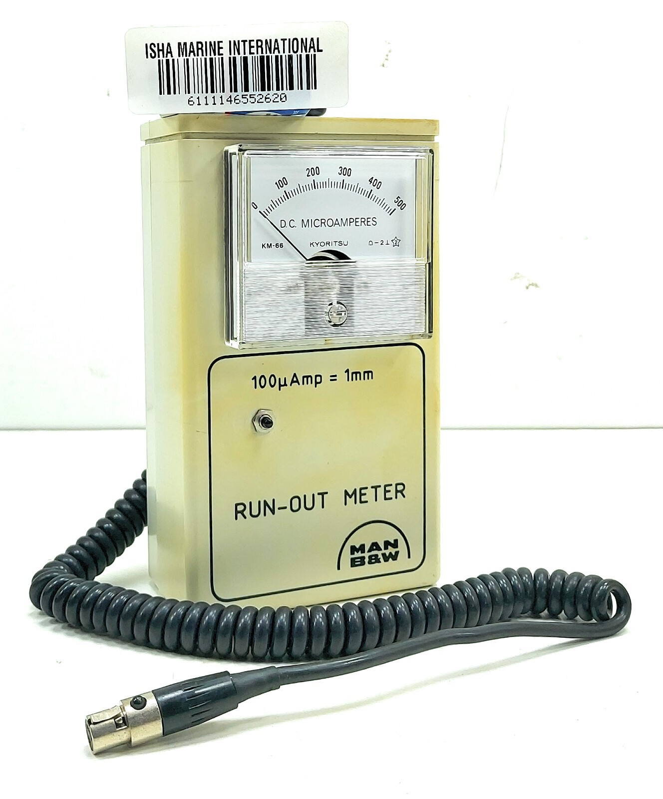 MAN+B26W+RunOut+Meter+KM66+Kyoritsu+DC+Microamperes for sale online