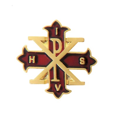 Rotes Konstantinkreuz zweiten Grades Freimaurerei Freimaurer Pin Abzeichen