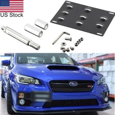 Front Bumper Tow Hook License Plate Bracket For Subaru Wrx Sti Forester Impreza