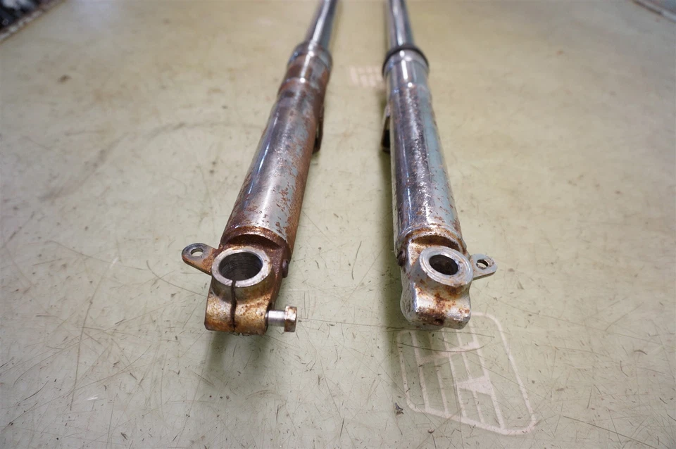 1973 DUCATI DM350 DM 350 SCRAMBLER SCR СКОС ОДИНОЧНЫЙ *2808 вилки - Изображение 3 из 4