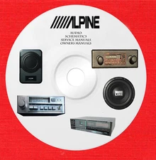 1pc service manual for Alpine Audio on 1 dvd in pdf format