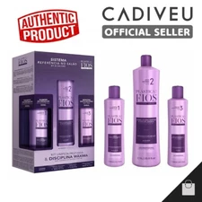 Cadiveu Plastica dos Fios Straightener Brazilian Keratin Hair Treatment 3 Steps