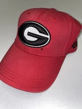 New Era: Georgia Bulldogs Flex Fit Red Cap/Hat (Small/Medium)