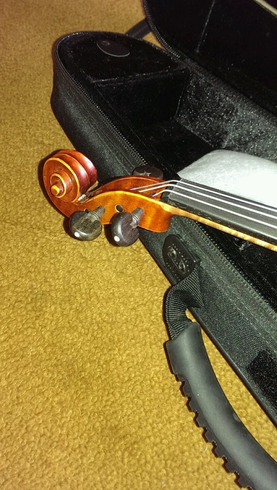 Nuevo violín Gliga Maestro 1/2 (medio tamaño) con configuración profesional Foto 4 de 4