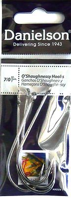 40 Danielson Nickel O'Shaughnessy Fish Fishing Hooks Size 7/0 HXOSN-7/0