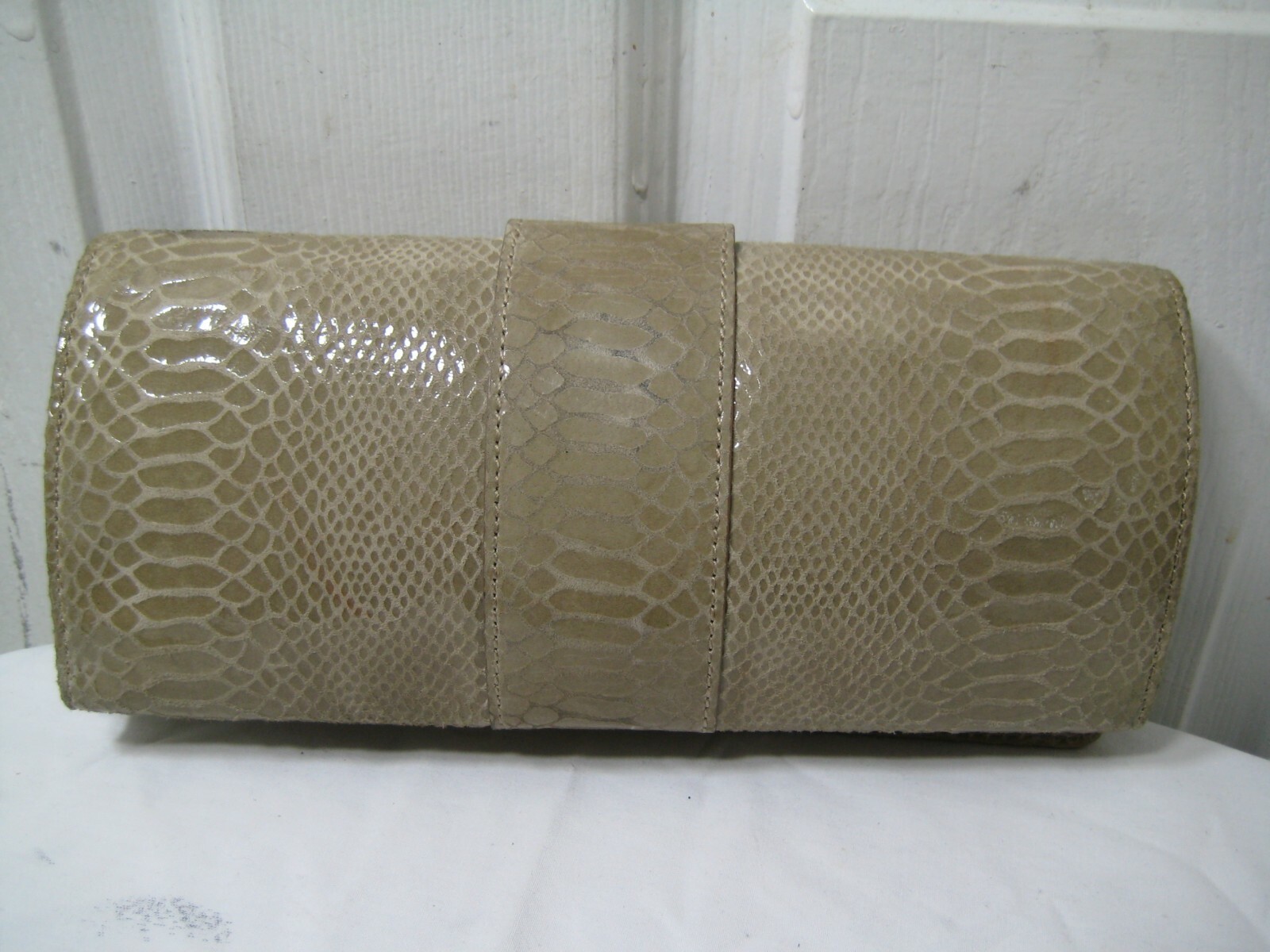 Michael Kors Brown Embossed Python Clutch Bag - image 3