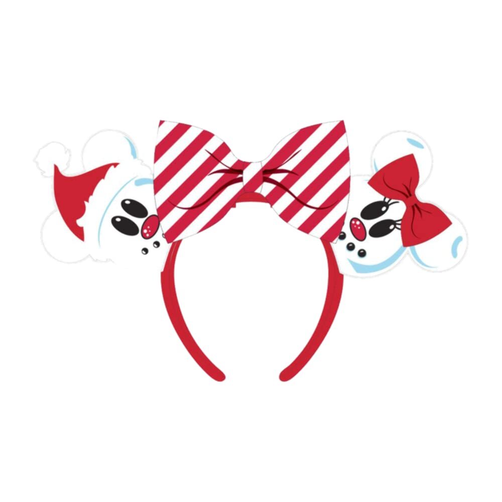 Loungefly Disney Snowman Mickey Minnie Trak Za Lase NUOVO