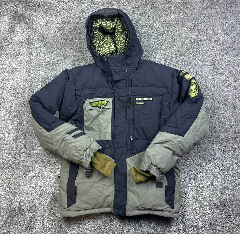 Chaqueta de Snowboard Grenade Proyecto Fatiga Mediana Parka Abrigo de Invierno para Hombres Foto 3 de 4